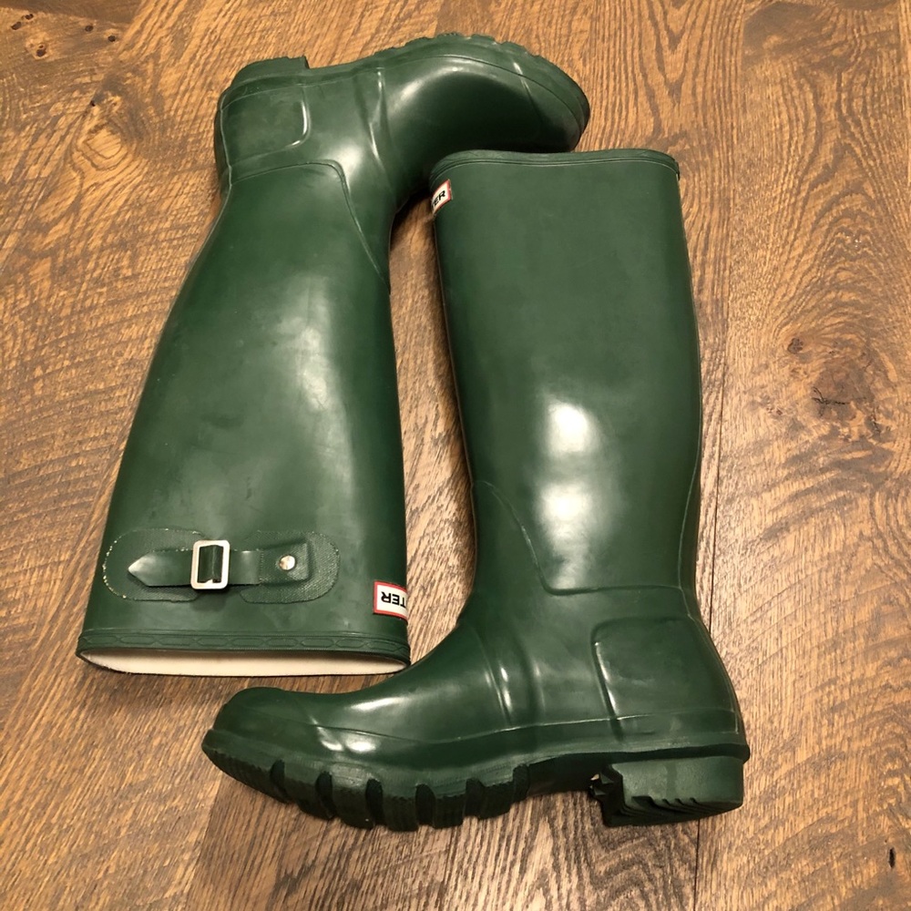 Hunter Green Tall Boots